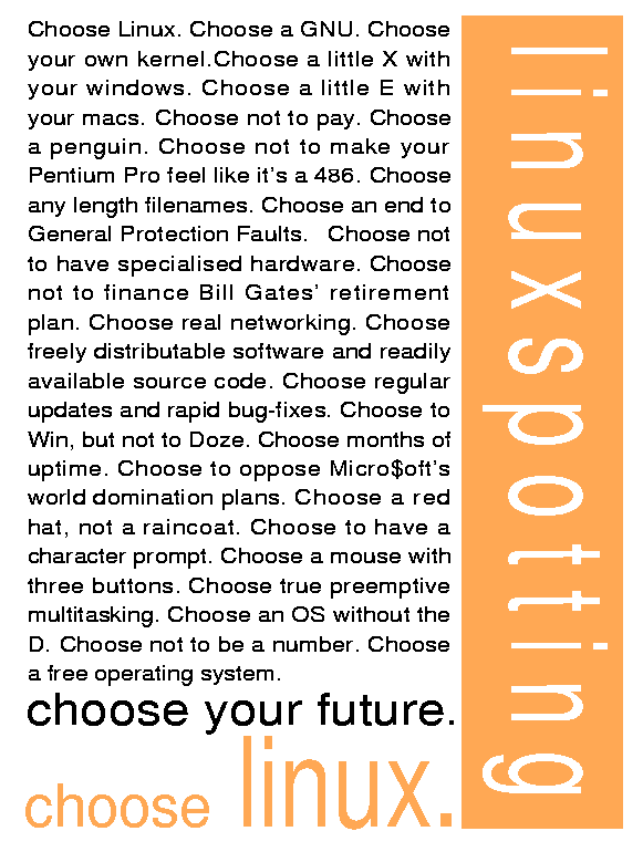 (Choose Linux)